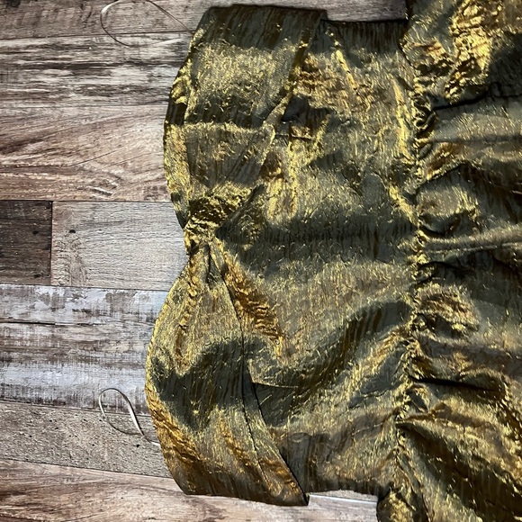 Hyacinth House Bronze Jacquard Anastasia Mini Dress XL - Picture 8 of 8